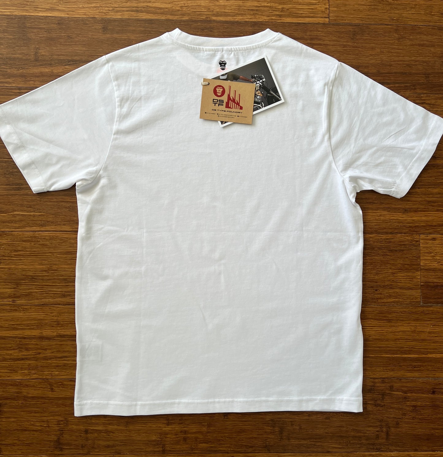 100347 DSTF script design white tee